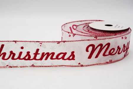 Weihnachten mit Schneeflockenband